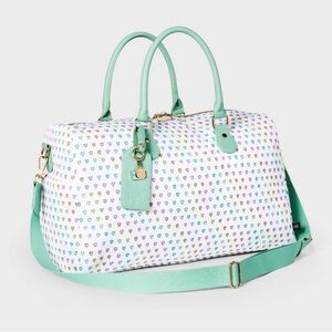 Roller Rabbit x Target Disco Hearts Duffle Weekender Carryon Luggage Bag